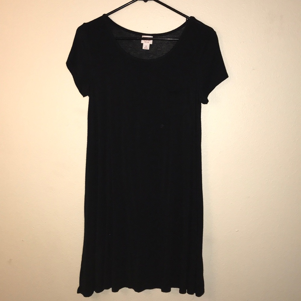 Black t-shirt dress
